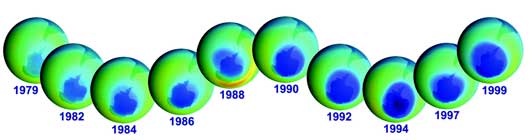  trou dans la couche d'ozone